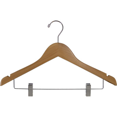 Wunsch Wood Hangers With Clips