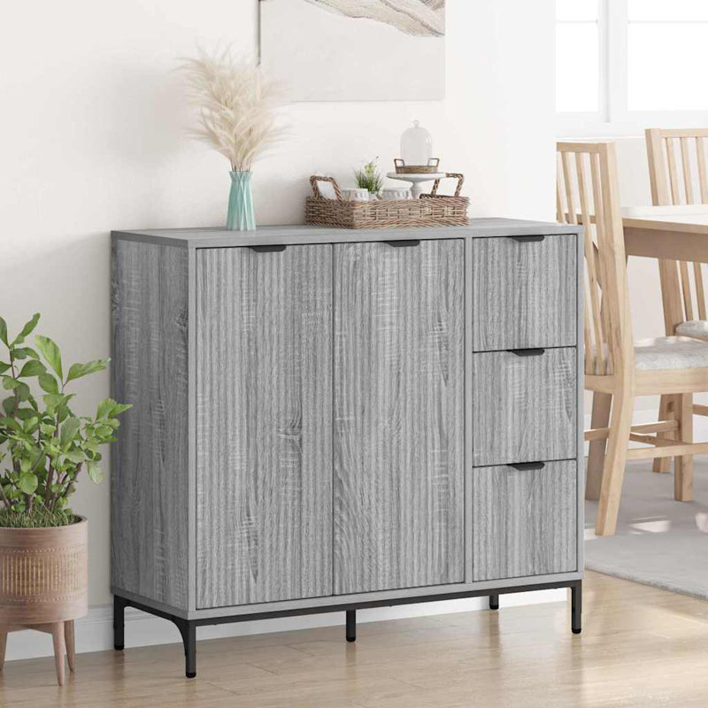 89.5cm Sideboard, Grey Sonoma