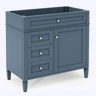 Meuble-lavabo moderne sans lavabo supérieur