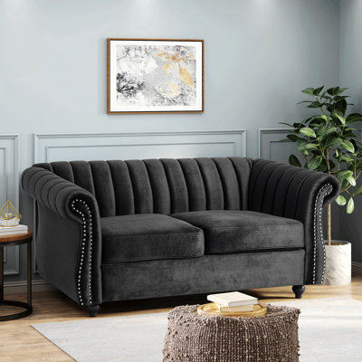 Causeuse Channel-Stitched