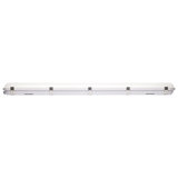 4 Foot Vapour Proof Linear Fixture with Integrated Microwave Sensor CCT & Wattage Selectable