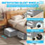 Beachcrest Home Fabric Underbed Storage-400990408