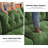 Modular Sectional Couch With Ottoman, 3-Seater Modern L-Shaped Sofa Couches, Comfy Chenille Sofa-Green-200601955