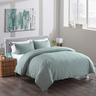 Ensemble de housse de couette en coton délavé Messy Bed