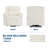 Corduroy Recliner Chair, Manual Recliner Sofa with Pillow Top Arms & Side Pocket, 400LB Capacity-560693904