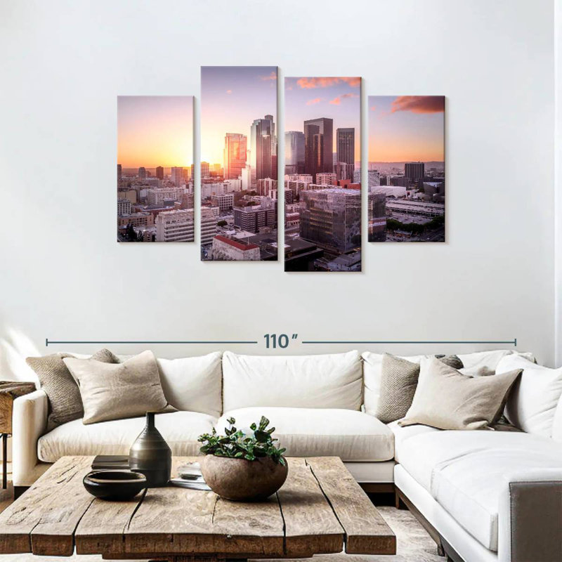 Los angeles golden horizon Sireci, H 48 po x l 75 po