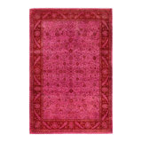 Overyed One-of-a-Kind Rectangle 4'2" X 6'3" Hand Knotted Area Rug