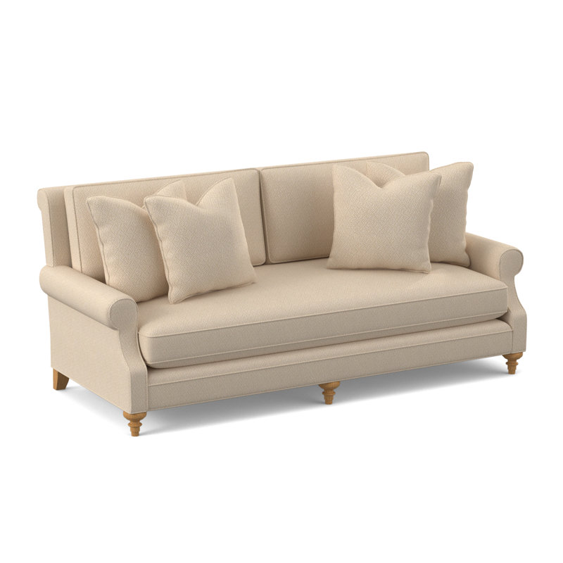 Sagamore Sofa, Amber, Filigree Ivory 100% Polyester