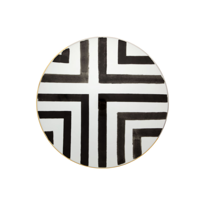 Sol Y Sombra Porcelain China Charger