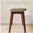 (Milky white) Natural oak dining table and chair set, with leather pads, living room-1161487540