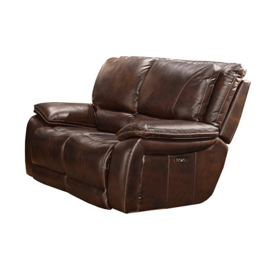 Ajhar Leather Power Reclining Sofa