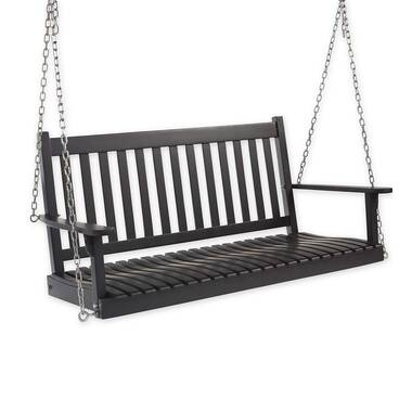 Plow & Hearth 2 Person Solid Wood Porch Swing & Reviews | Wayfair