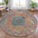 Machine Washable Indoor/Outdoor Xhevrie Orange Rug