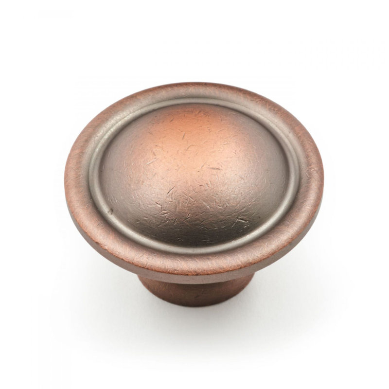 CK Series Mushroom Knob, Distressed Copper, Large