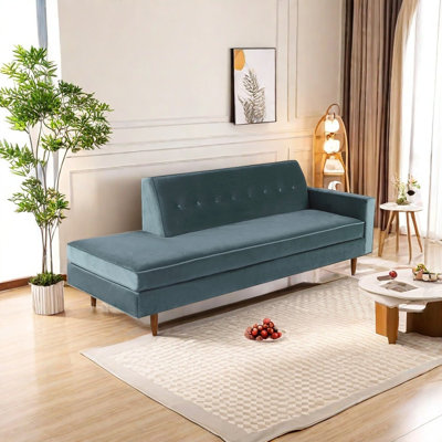 Luxury  fabric Chaise Longue