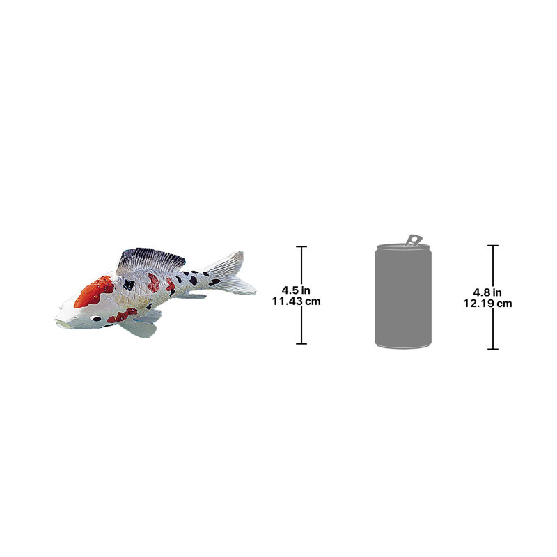 Japanese Floating Koi Statue