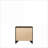 Merrilee Oak Finish 2-Drawer Bedroom Nightstand