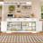 Buffet Cabinet With Storage And Drawers, Large Sideboard Buffet Cabinet With Adjustable Shelves And Doors, Modern Farmhouse Coffee Bar For Kitchen, Dining Room, White-81030984