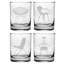 Avalea 4 pièces 14 oz. Ensemble de verres à whisky