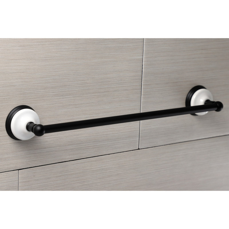 Kingston Brass Victorian 18-Inch Towel Bar, Matte Black