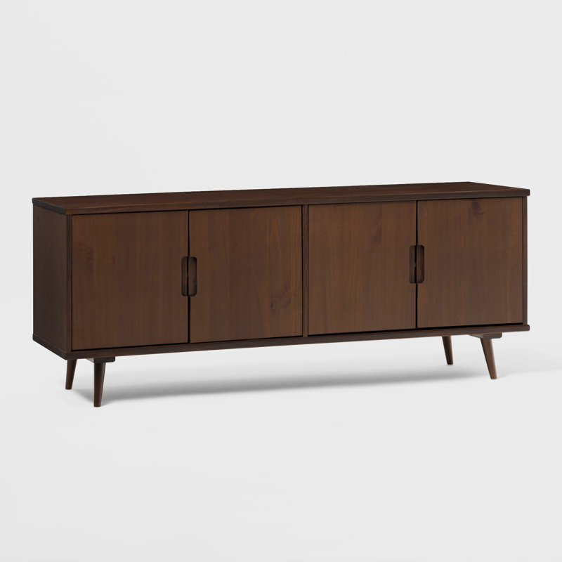 Guernsey Unfinished TV Stand, Walnut