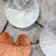 DÉCOR MURAL EN MÉTAL GRAND MÉTAL ORIGINAL À 100% POUR FLEURS GÉOMÉTRIQUE ÉCOLOGIQUE ET À LA MAIN - format 54 po x 24 po, orange multicolore, motif géométrique, art mural en métal pour le salon, la salle d'étude, le bureau-379450633