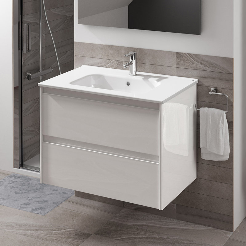 Ambra 39.6'' W Single Vanity, Matte White