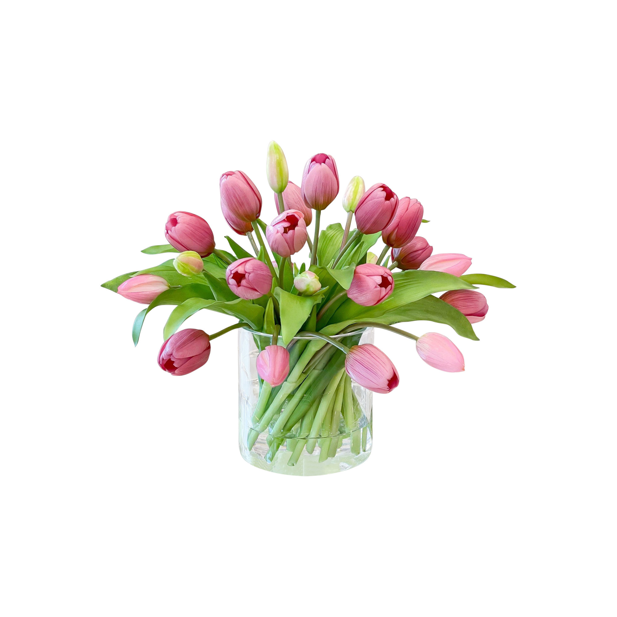 Tulips in Vase, Lavender/Purple