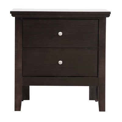 Table de chevet chic avec tiroirs de rangement