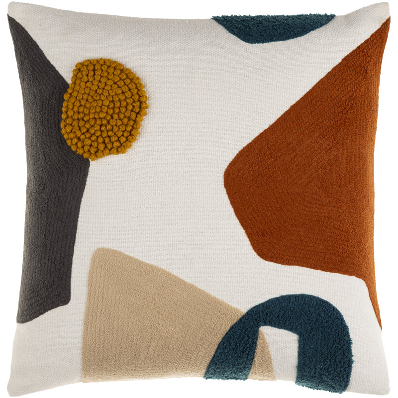 Coussin décoratif carré Fulbourn, Housse de coussin seulement - sans insert