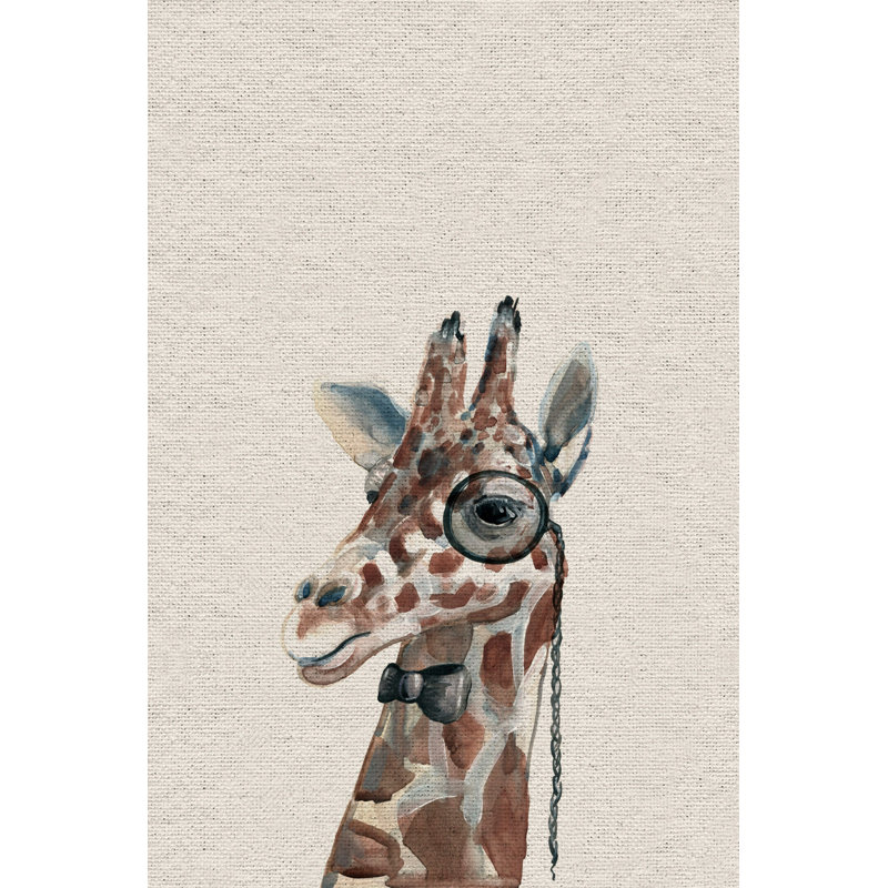 Lapin Gris - Wrapped Canvas Painting, 114cm H x 76cm W 