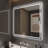 Johnine Touchless Bathroom LED Mirror Gesture Sensor Wall Lighted Frontlit&Backlit 3-Color Dimmable-405466096