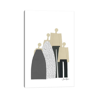 Nucléaire, portrait de famille par Jemma - impression sur toile tendue