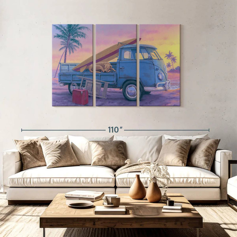 Mehar The Beach Boy, H 48 po x l 74 po