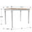 Modern Farmhouse Rectangular Solid Wood Dining Table-737888478