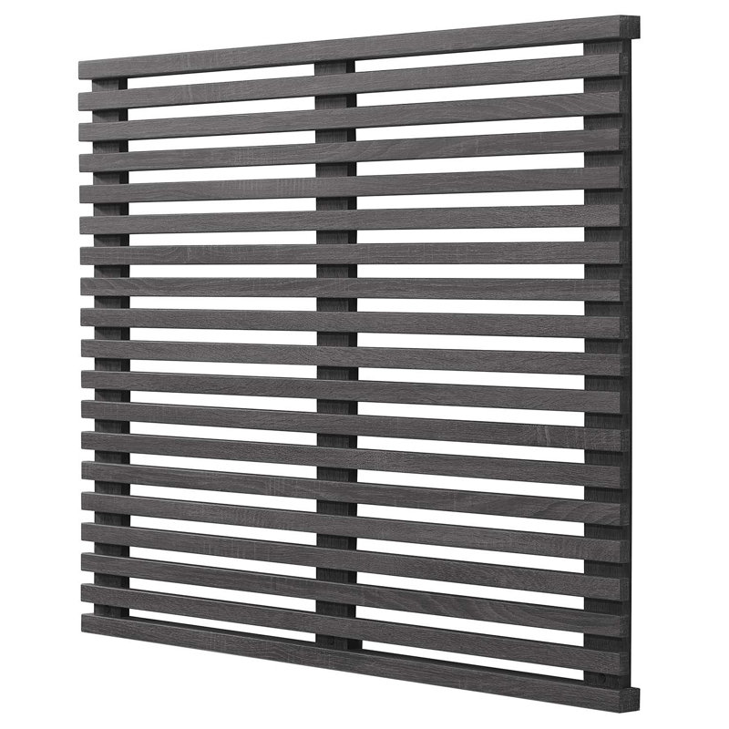  Headboard, Charcoal, Twin