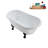 57.5'' x 29.5'' Soaking Acrylic Bathtub-83636141-90752935