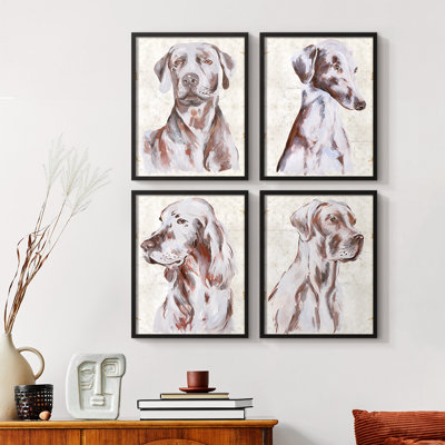 Spare I Framed Print - Set of 4