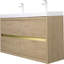 Meuble-lavabo mural 72 po avec lavabo, armoire de rangement flottante, comptoir en résine de pierre, tiroirs à fermeture en douceur, finition chêne naturel-442691264-442691266