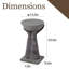 Table d'appoint en pierre / béton