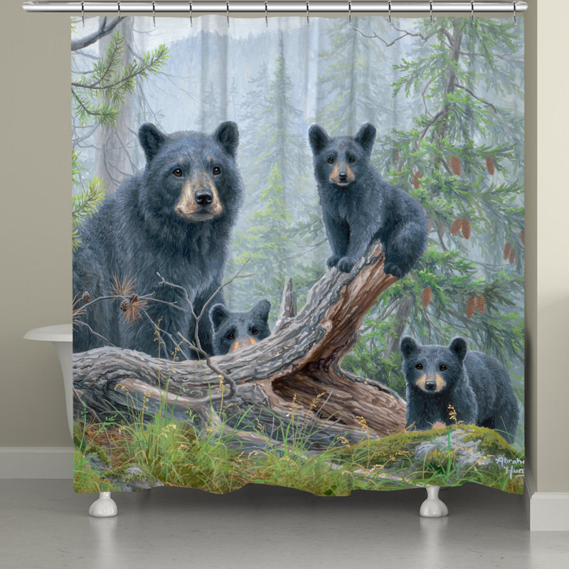 Mcardle Family Bears Shower Curtain