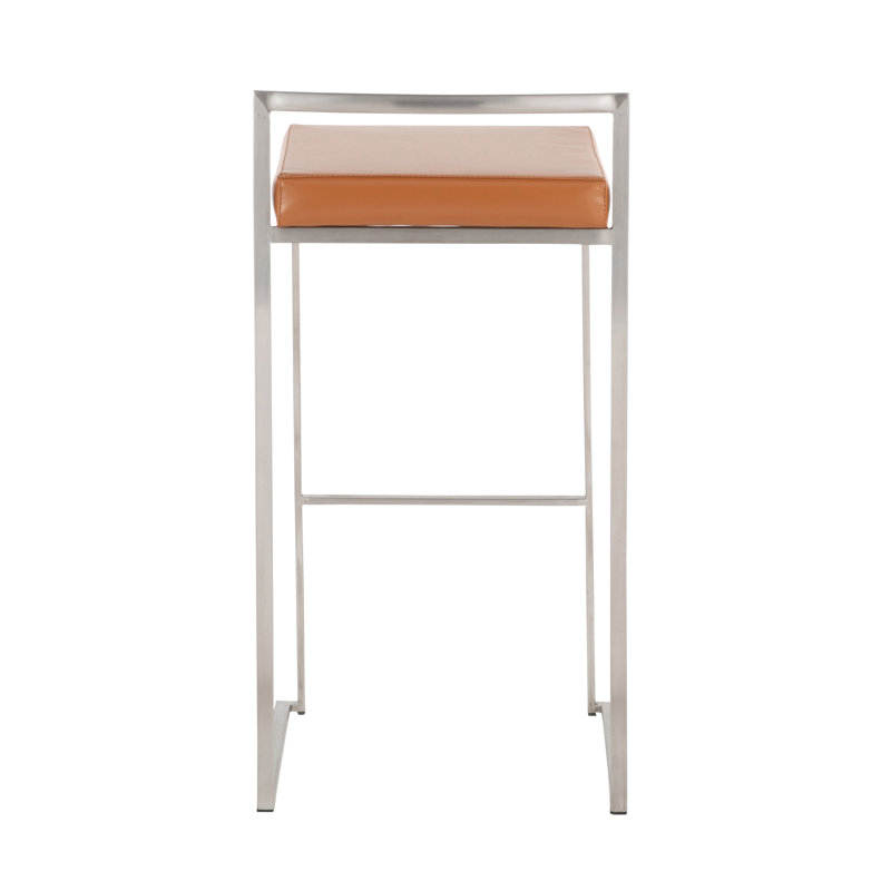 Tabouret de bar et de comptoir empilable Ernestine, Tabouret de bar (siège d'une hauteur de 30 po)