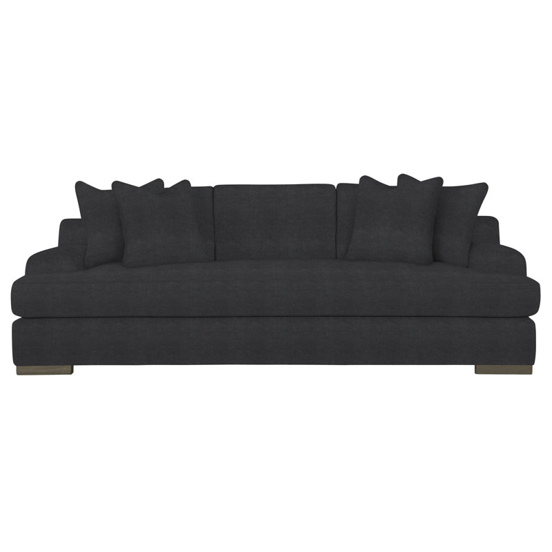 Andie 95'' Recessed Arm Sofa, Akiko Graphite Performance 5534-011, Portobello