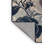 Machine Washable Parrilla Tea Rose French Floral Rug in Beige – Navy Binding-834280821