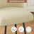 Bar Stools Set of 2 - 26" Leather Upholstered Kitchen Island Stools with Back & Metal Footrest, Modern Counter Height Chairs for Home Bar & Dining, White-1415629496