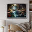 Impression sur toile encadrée, "Brown Canal"-1152192132-1152190962