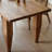 Brown Rectangular Solid Wood Dining Table-107787652