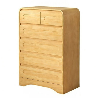 Commode 6 tiroirs Catoe, chêne naturel