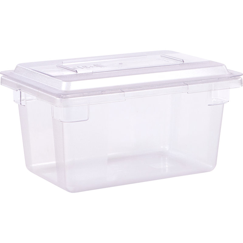 Couvercle rectangulaire transparent en polycarbonate