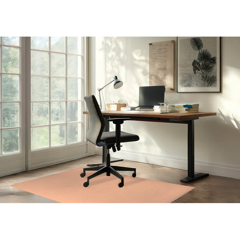 Tapis de bureau Paulie, L 5 pi x L 3 pi, Peach